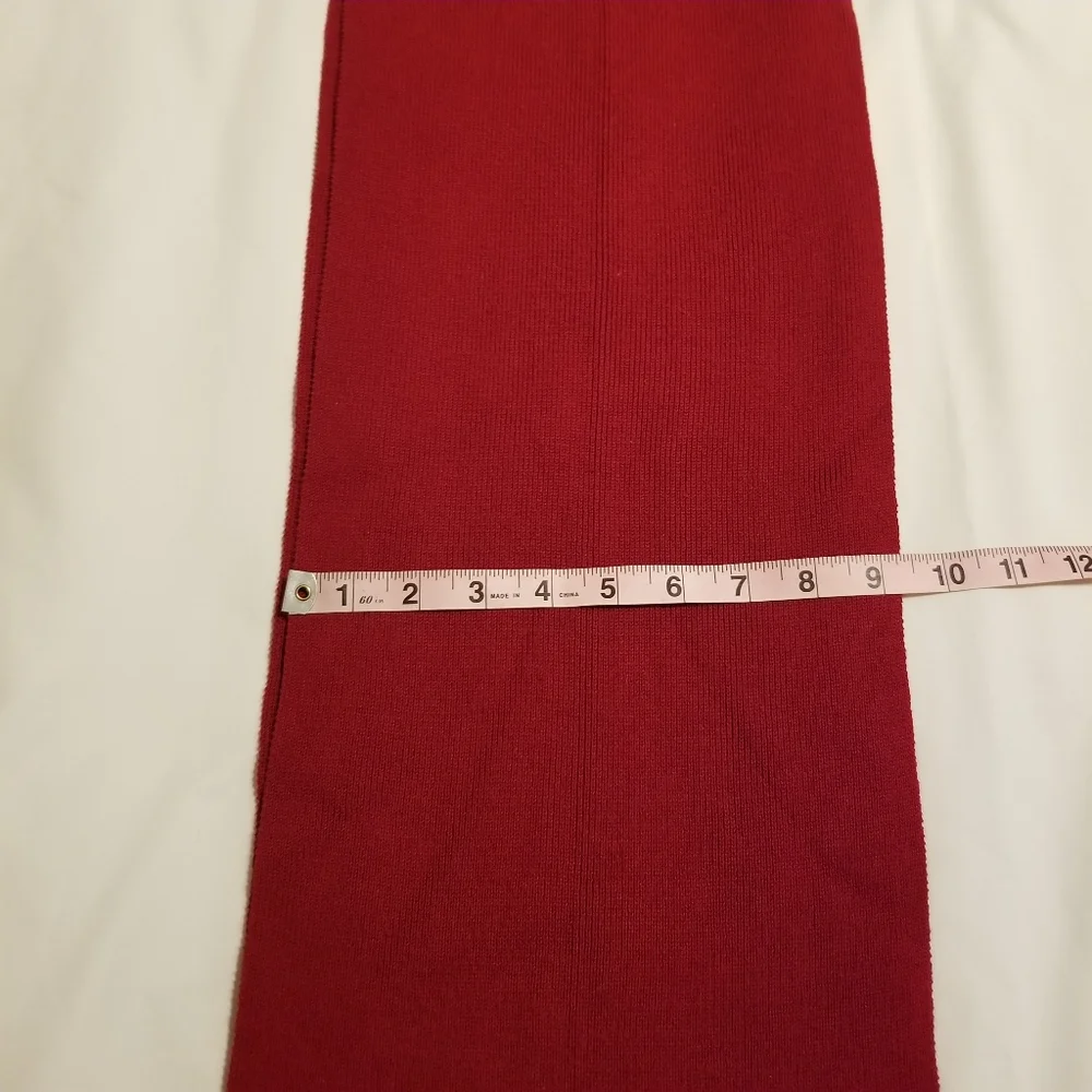 Express Burgundy Cotton Royal Lion Scarf